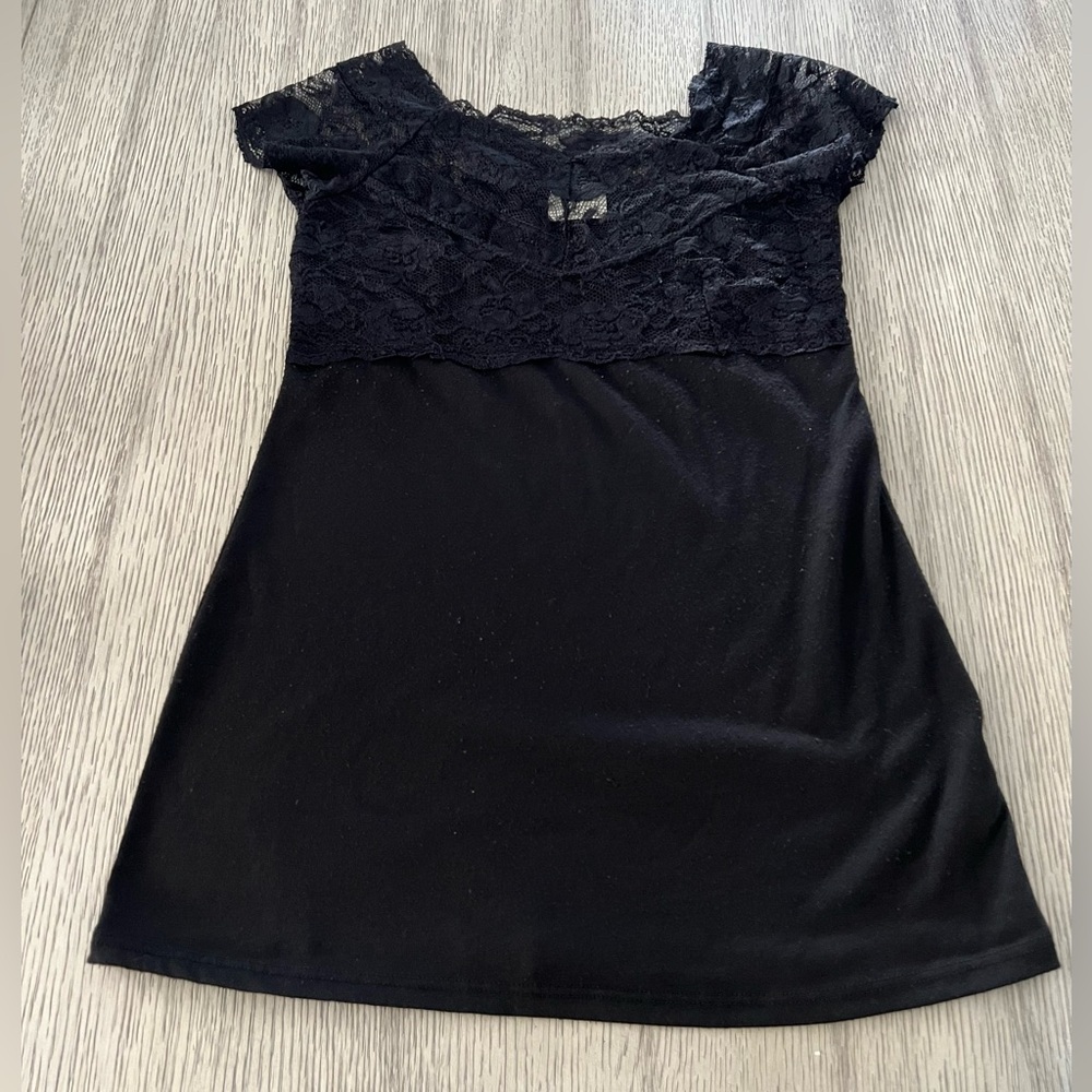 Pretty Good Black Lace Blouse